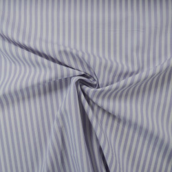 Striped cotton poplin - Parma - Calissone