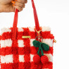 Woven Tote Bag Kit - Red Gingham - Craft Club - Calissone