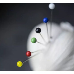 Épingles à tête en verre - Calissone