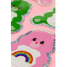 Rainbow Care Bear Glitter Sticker - Calissone
