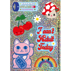 Glitter Sticker Sheet – Flowers and co - Calissone
