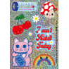 Glitter Sticker Sheet – Flowers and co - Calissone