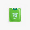 Green pocket mirror - Better late that ugly - Calissone