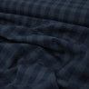 Coton Lin vichy bleu - Gingham - Calissone
