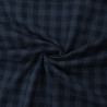 Coton Lin vichy bleu - Gingham - Calissone