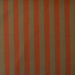 Coton Lin rayures corail - Hampstead - Calissone