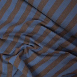 Cotton Linen cornflower stripes - Workwear - Calissone