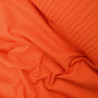Coton seersucker orange vif - Dynamite - Calissone