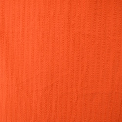 Coton seersucker orange vif - Dynamite - Calissone
