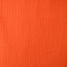 Coton seersucker orange vif - Dynamite - Calissone