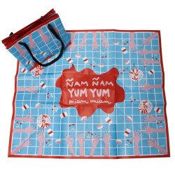 Picnic bag convertible into tablecloth - Calissone