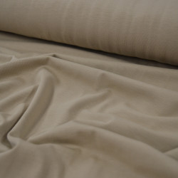 COUPON Jersey coton uni - Beige sable - Calissone
