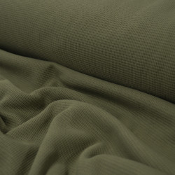 Jersey gaufré - Kaki - Calissone