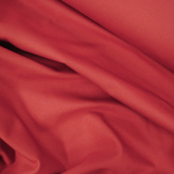 COUPON Plain gabardine - Red - Calissone