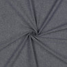Coton chambray uni bleu marine - Calissone