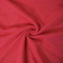 Heavy brushed sweatshirt - Cherry red - Calissone