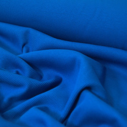 Organic cotton ribbing - Intense blue - Calissone