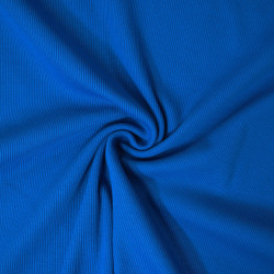 Bord côte coton bio - Bleu intense - Calissone