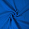 Bord côte coton bio - Bleu intense - Calissone