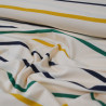 Nova striped jersey - Ecru Shell - Calissone