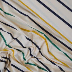 Nova striped jersey - Ecru Shell - Calissone