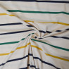Nova striped jersey - Ecru Shell - Calissone