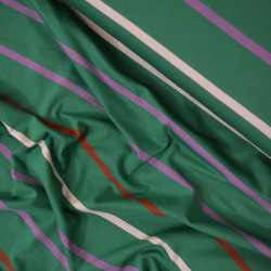 Nova striped jersey - Frog Green - Calissone