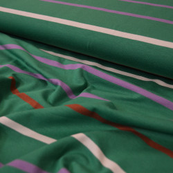 Nova striped jersey - Frog Green - Calissone