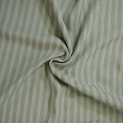 Striped Tencel twill - Light mint - Calissone
