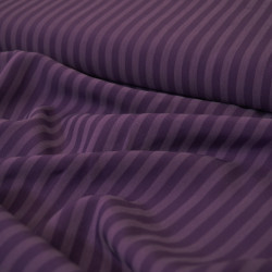 Striped Tencel twill - Mauve - Calissone