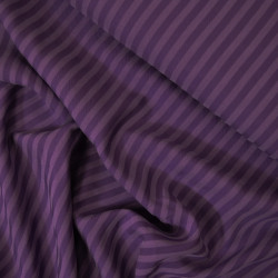 Striped Tencel twill - Mauve - Calissone