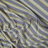 Striped ribbed jersey - Violine - Calissone