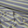 Striped ribbed jersey - Violine - Calissone
