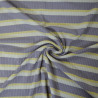 Striped ribbed jersey - Violine - Calissone