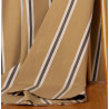 Weave Line Iced Mocha Striped Cotton - Calissone