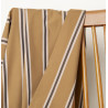 Weave Line Iced Mocha Striped Cotton - Calissone