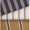 Weave Line Milky Clay striped cotton - Calissone