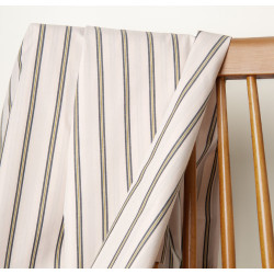 Weave Line Milky Clay striped cotton - Calissone