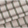 Weave Line Milky Clay striped cotton - Calissone