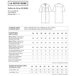 LA Petite Dress Pattern - Atelier Brunette - Calissone