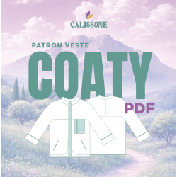 Patron PDF Veste Coaty - Calissone