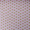 Floral ribbed cotton jersey - Pink - Calissone