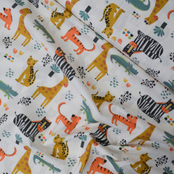 Popeline de coton Safari - Calissone