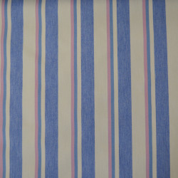 Striped denim - Blue and pink - Calissone