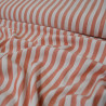 Viscose woven with small stripes - Orange - Calissone