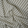 Viscose woven with small stripes - Green - Calissone
