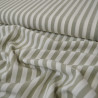 Viscose woven with small stripes - Green - Calissone