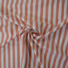 Viscose woven with small stripes - Orange - Calissone