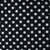 Viscose with polka dots (small) - Black - Calissone