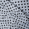 Viscose with polka dots (small) - White - Calissone